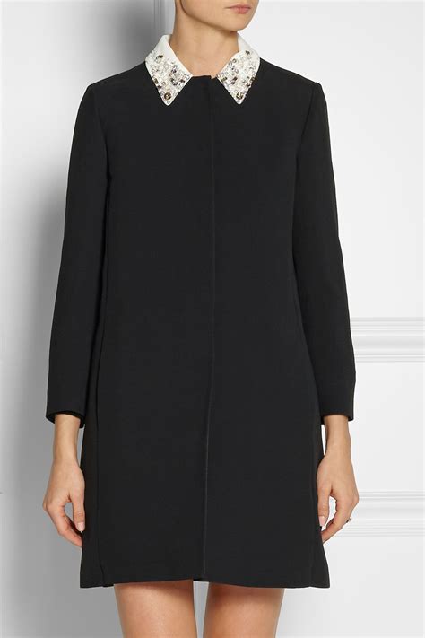 miu miu embellished coat|Miu Miu.